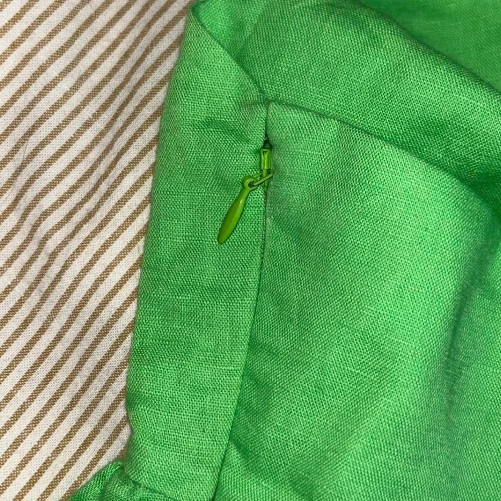 Cami NYC Lime Green Cross-Front Crop Top - Picture 4 of 7